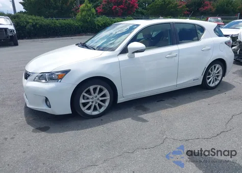 2011 Lexus Ct 200H Premium from USA, damaged, VIN JTHKD5BH8B2002520
